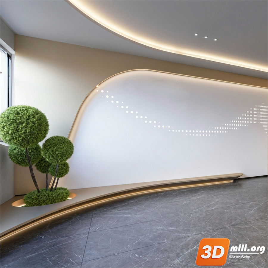Lobby front desk Skp Files 